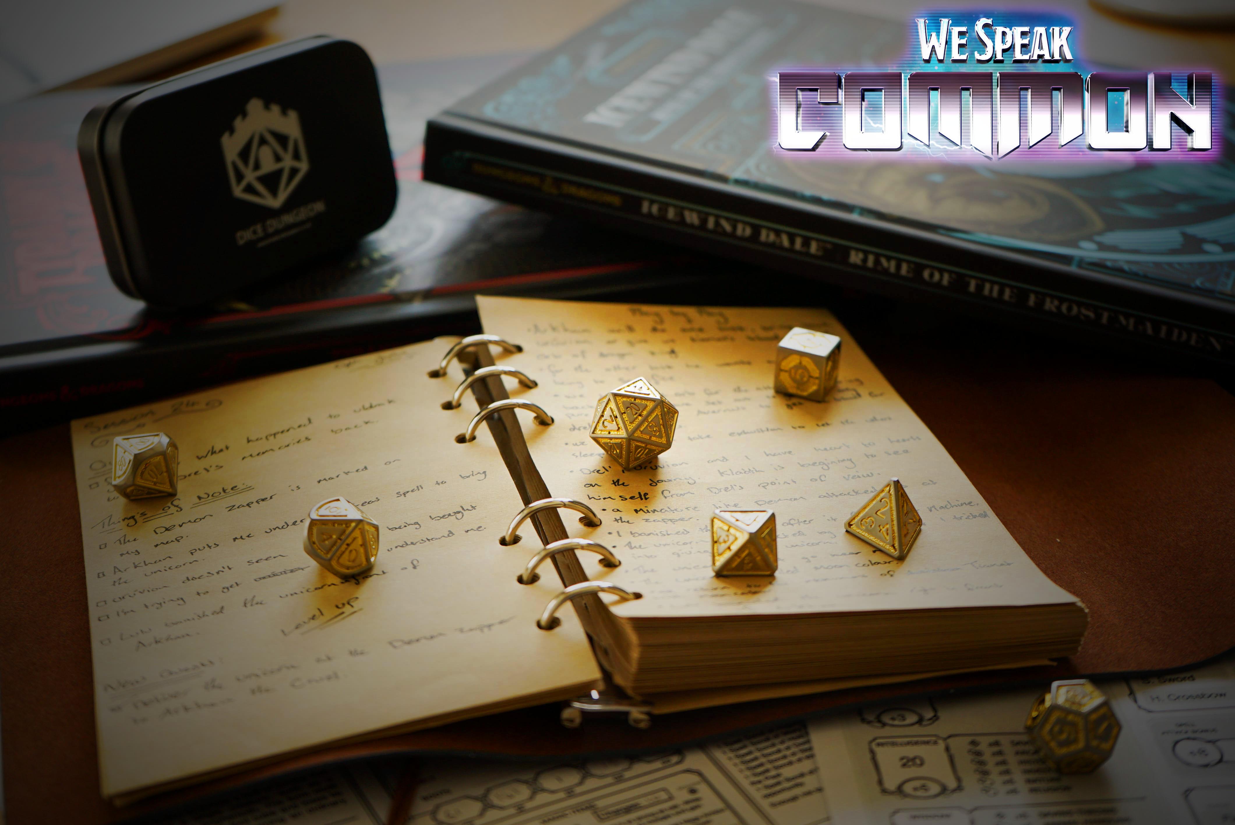 dnd dice artistic photo