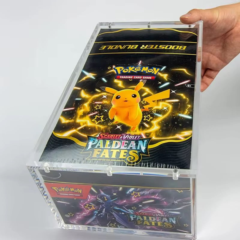 Pokemon TCG Booster bundle display (10 boosster bundles) acrylic case magnetic