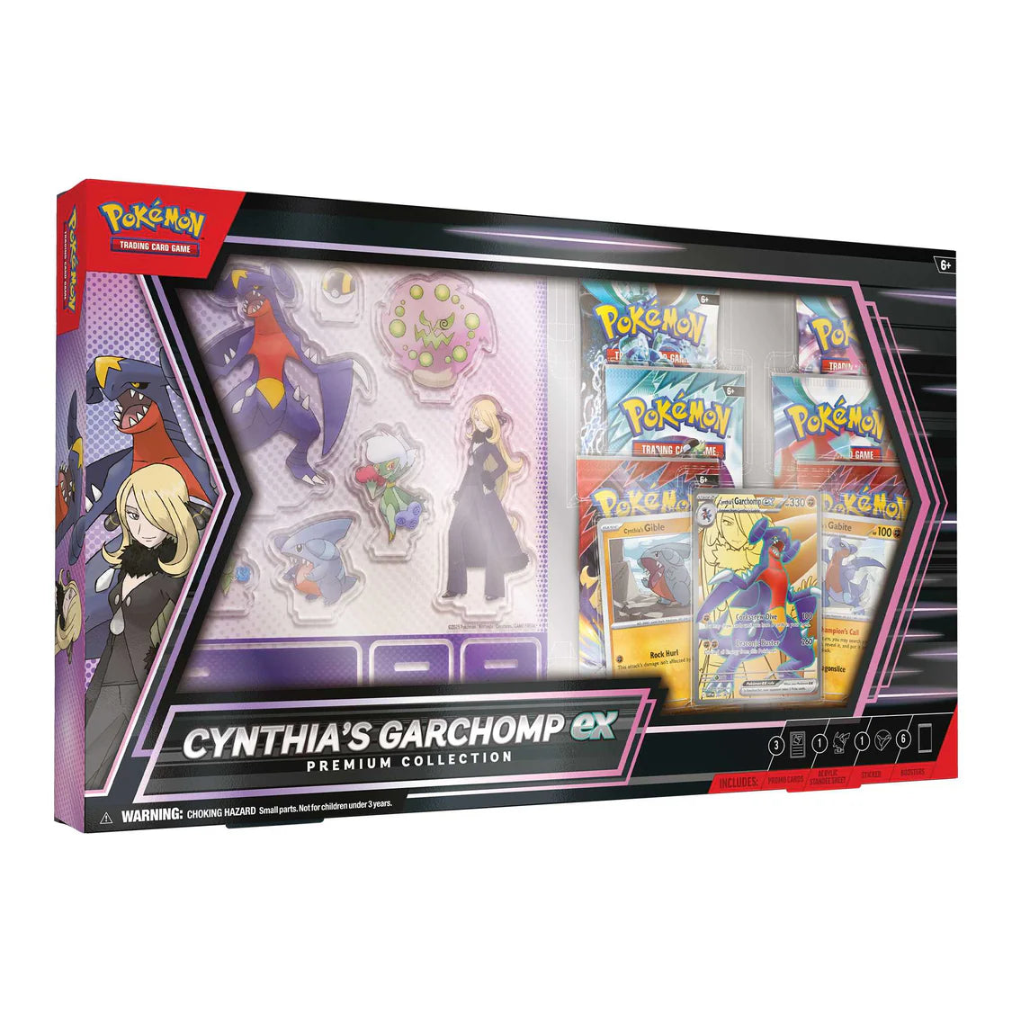 Cynthia's Garchomp ex Premium Collection left view