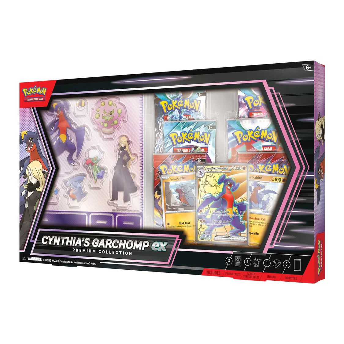 Cynthia's Garchomp ex Premium Collection right view