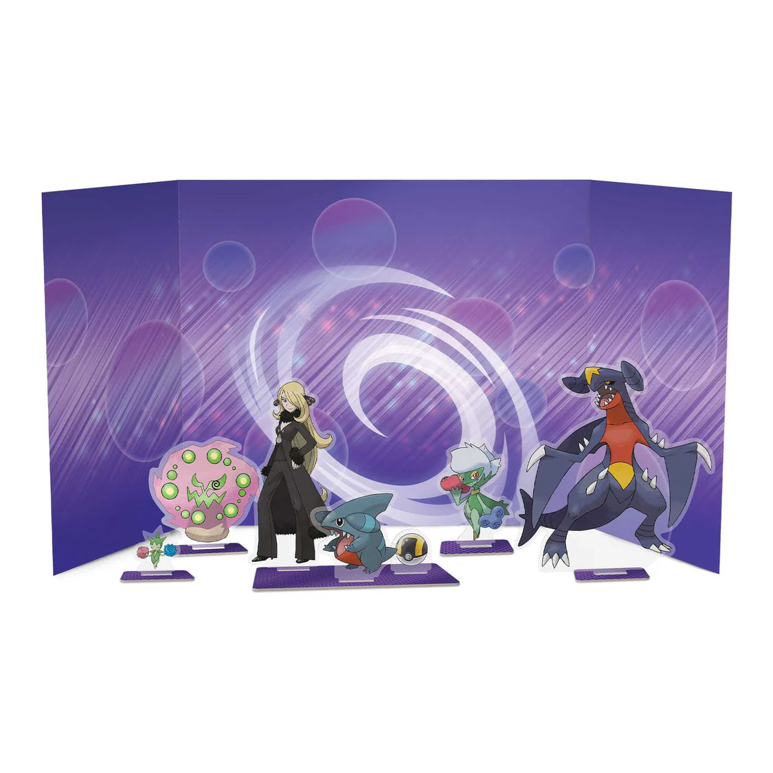 Cynthia's Garchomp ex Premium Collection inside stickers