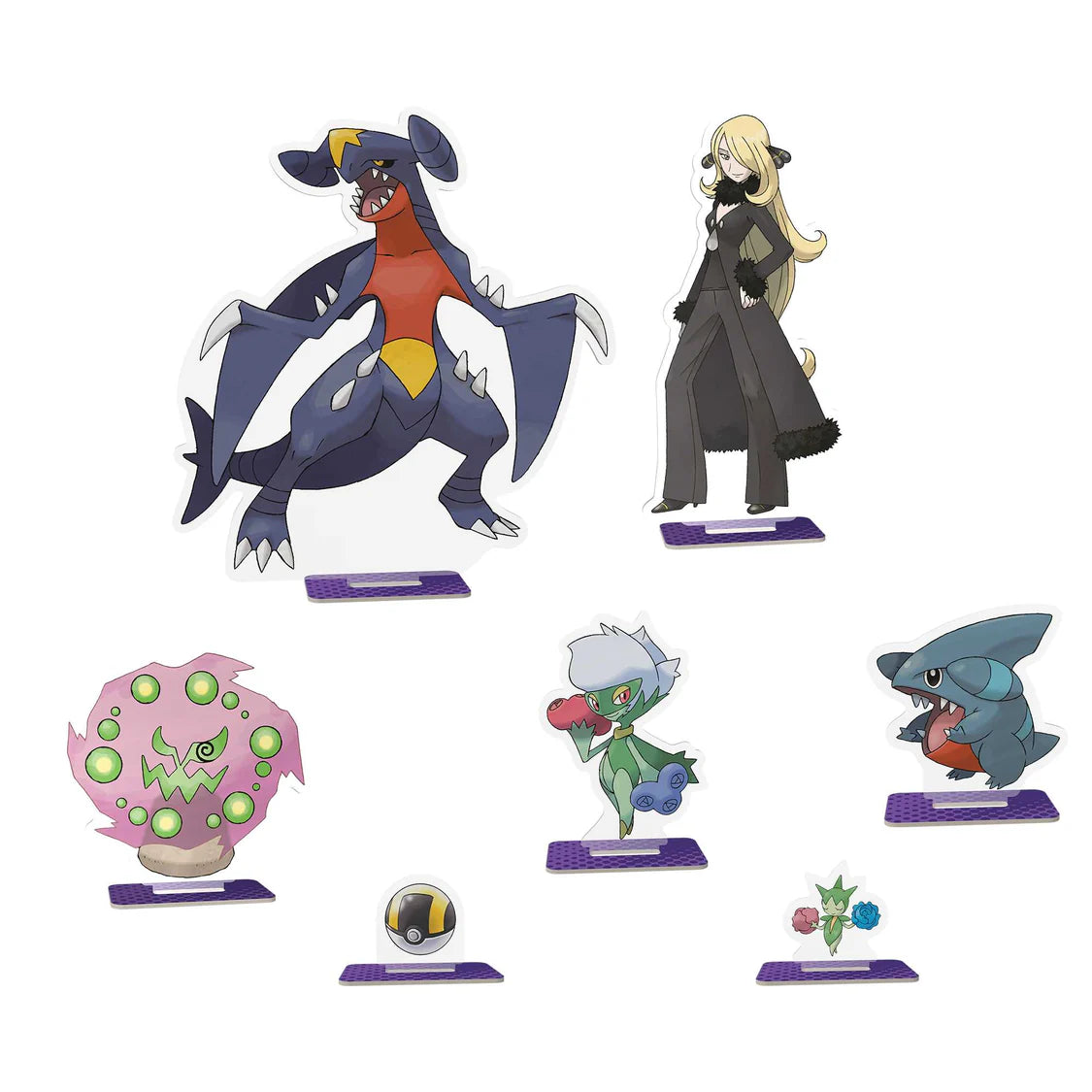 Cynthia's Garchomp ex Premium Collection stickers version 2
