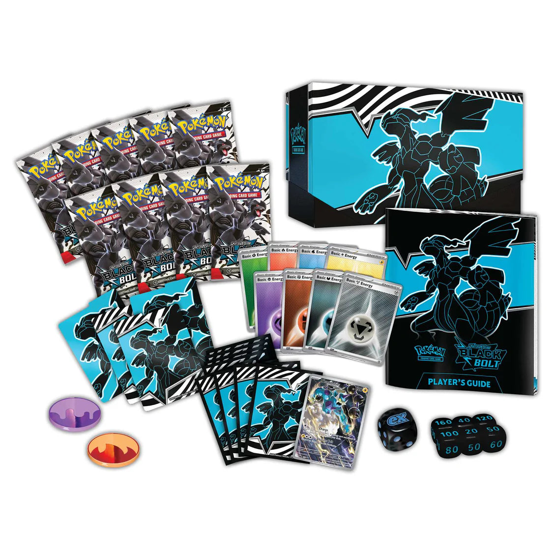 Pokemon: Black Bolt Elite Trainer Box inside contents