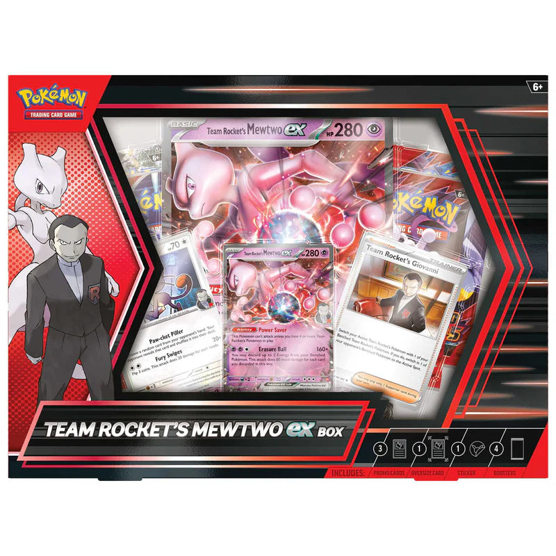 Pokémon TCG: Team Rocket's Mewtwo ex Box