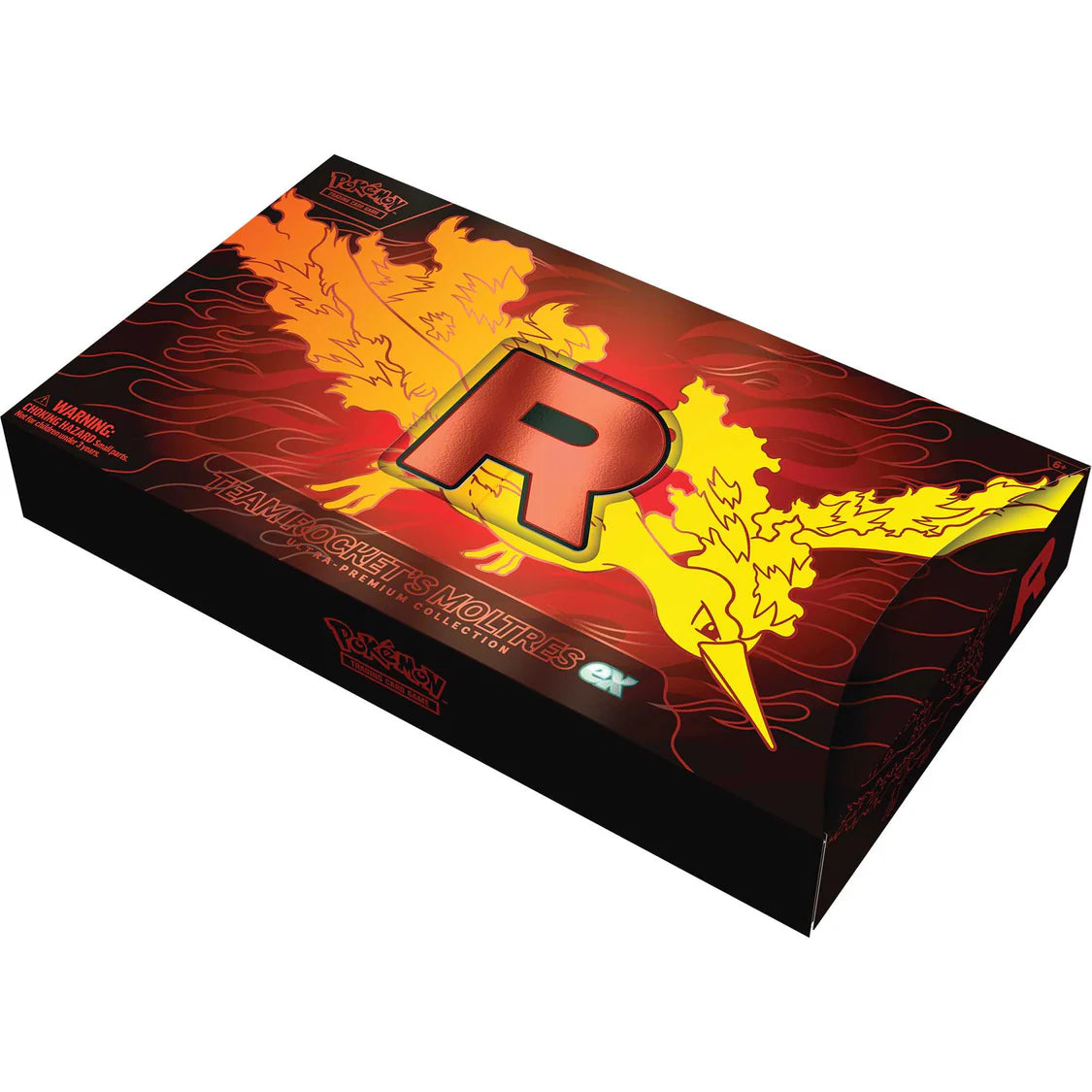 Pokemon TCG: Team Rockets Moltres Ultra Premium Collection right view