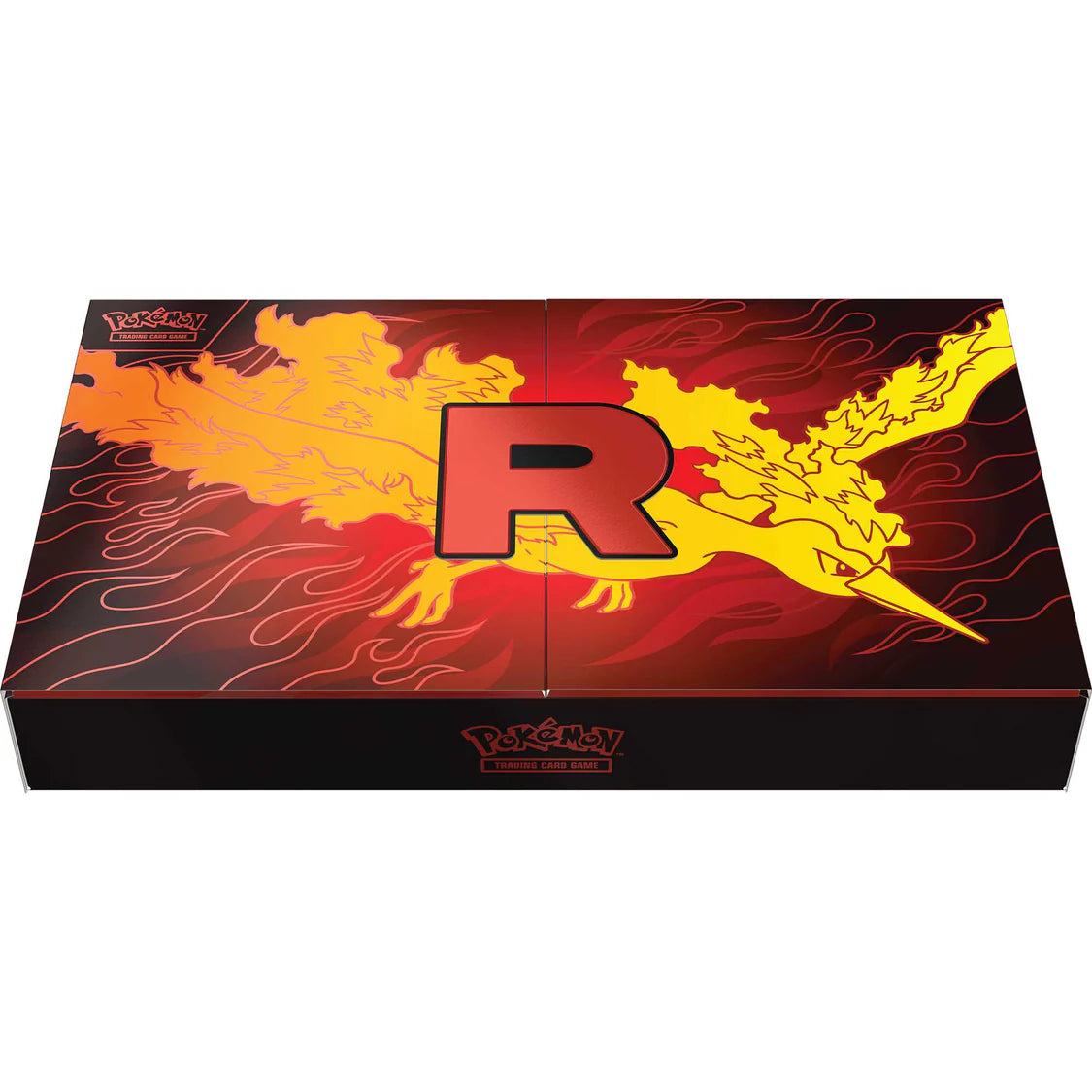 Pokemon TCG: Team Rockets Moltres Ultra Premium Collection middle view
