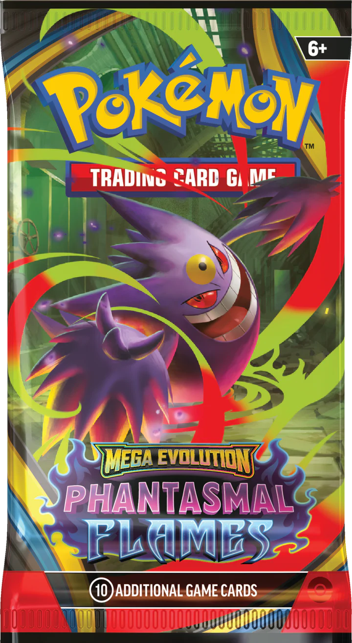 Pokemon TCG Phantasmal Flames booster pack Gengar