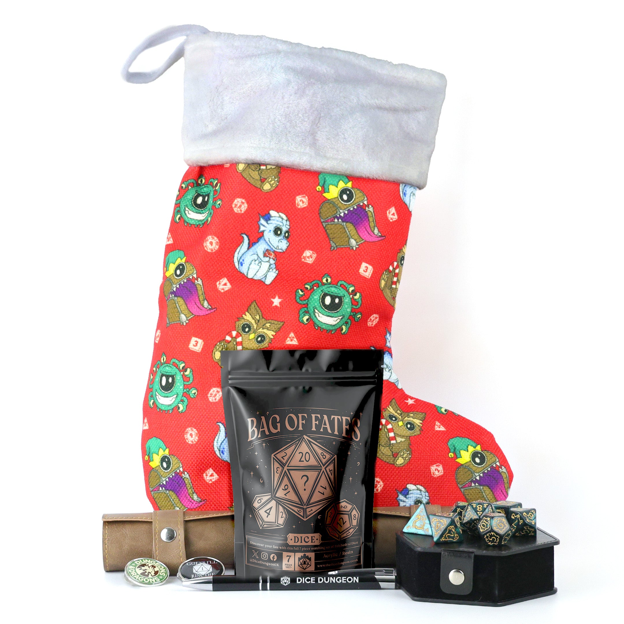 Stuffed DND Stocking of Loot