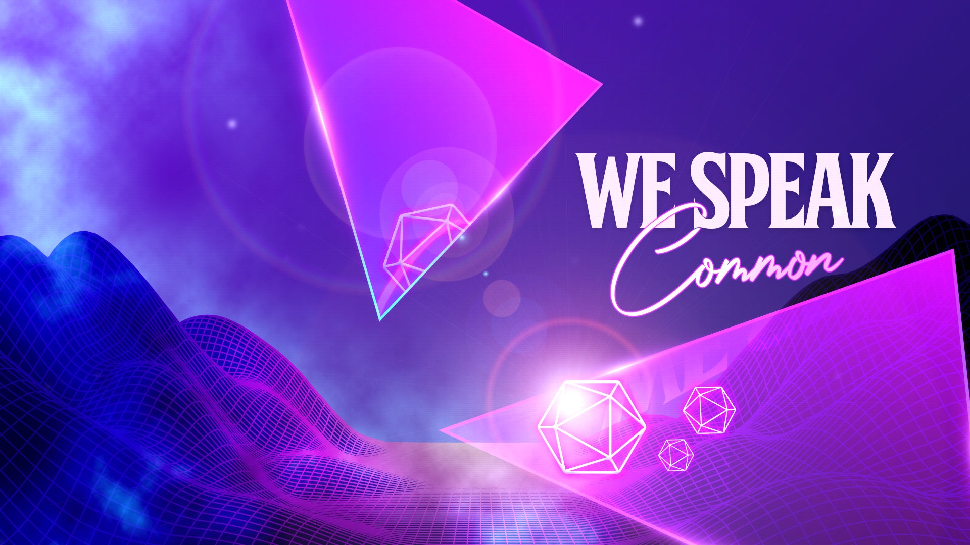 We speak common podcast image