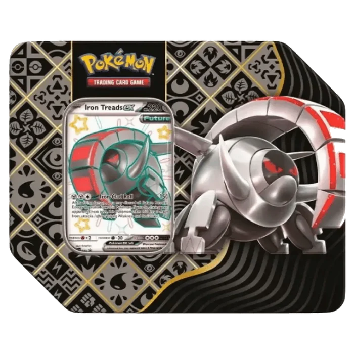 pokemon-tcg-scarlet-violet-paldean-fates-5-booster-tin Iron Treads
