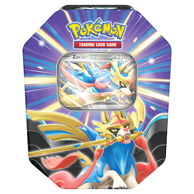 Pokemon TCG: Slashing Legends ex tin Zacian