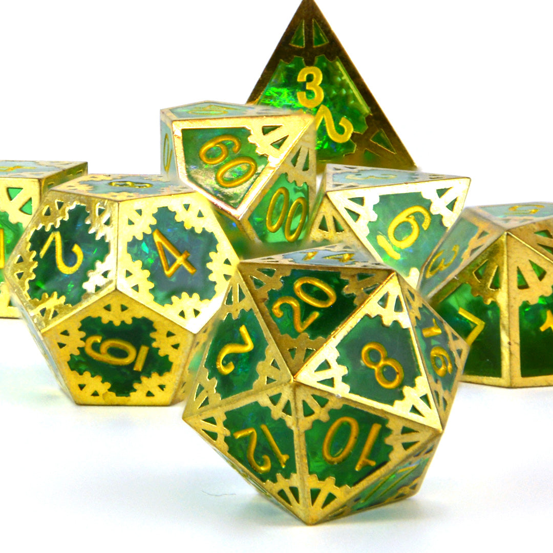 Arcane Reliquary dnd dice set close up