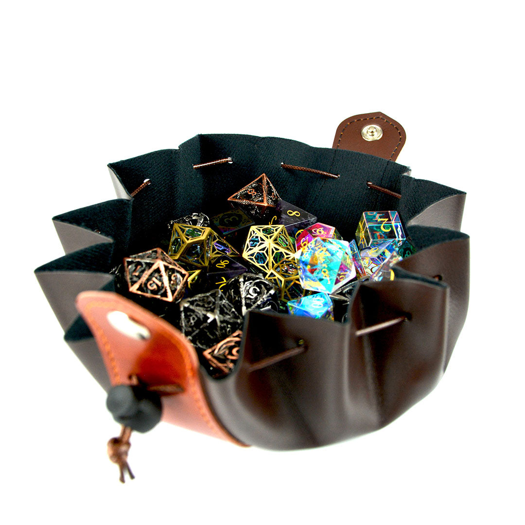 dnd dice bag open