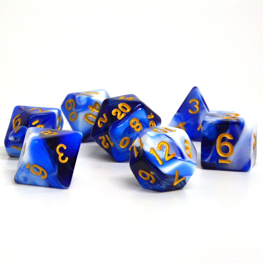 Blueberry swirl dnd dice acrylic