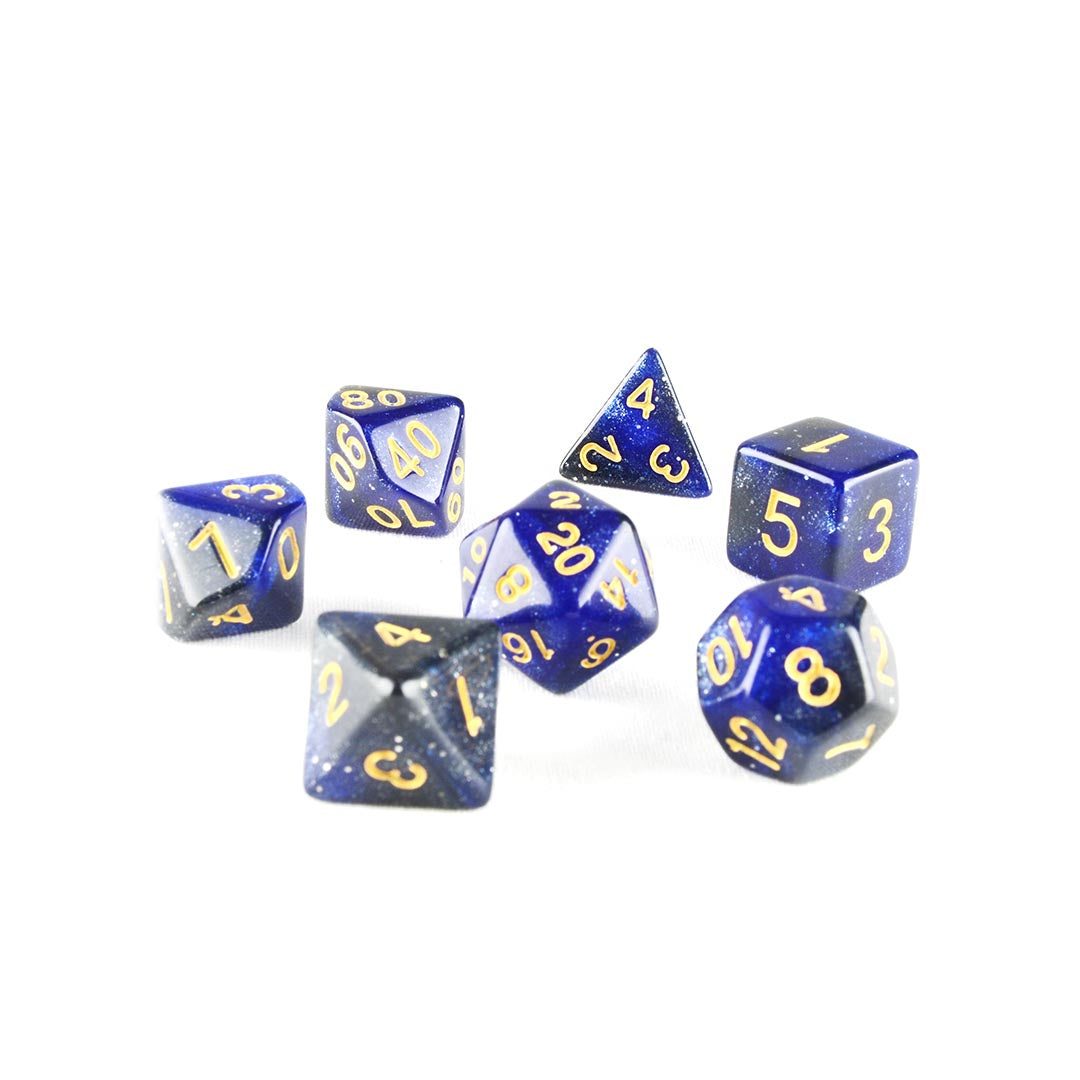 Cyngus Loop Nebula DnD dice set