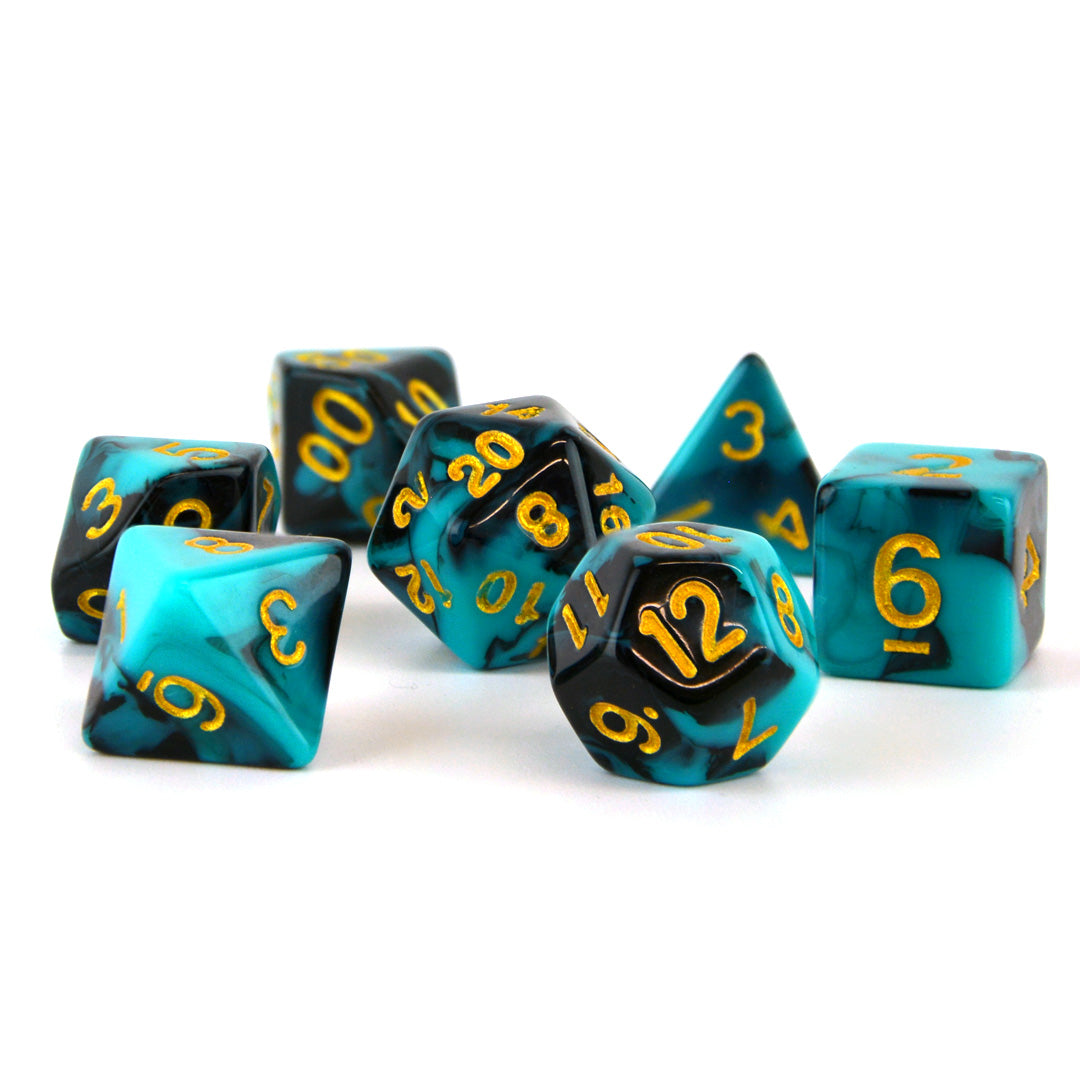 Spearmint dnd dice set 