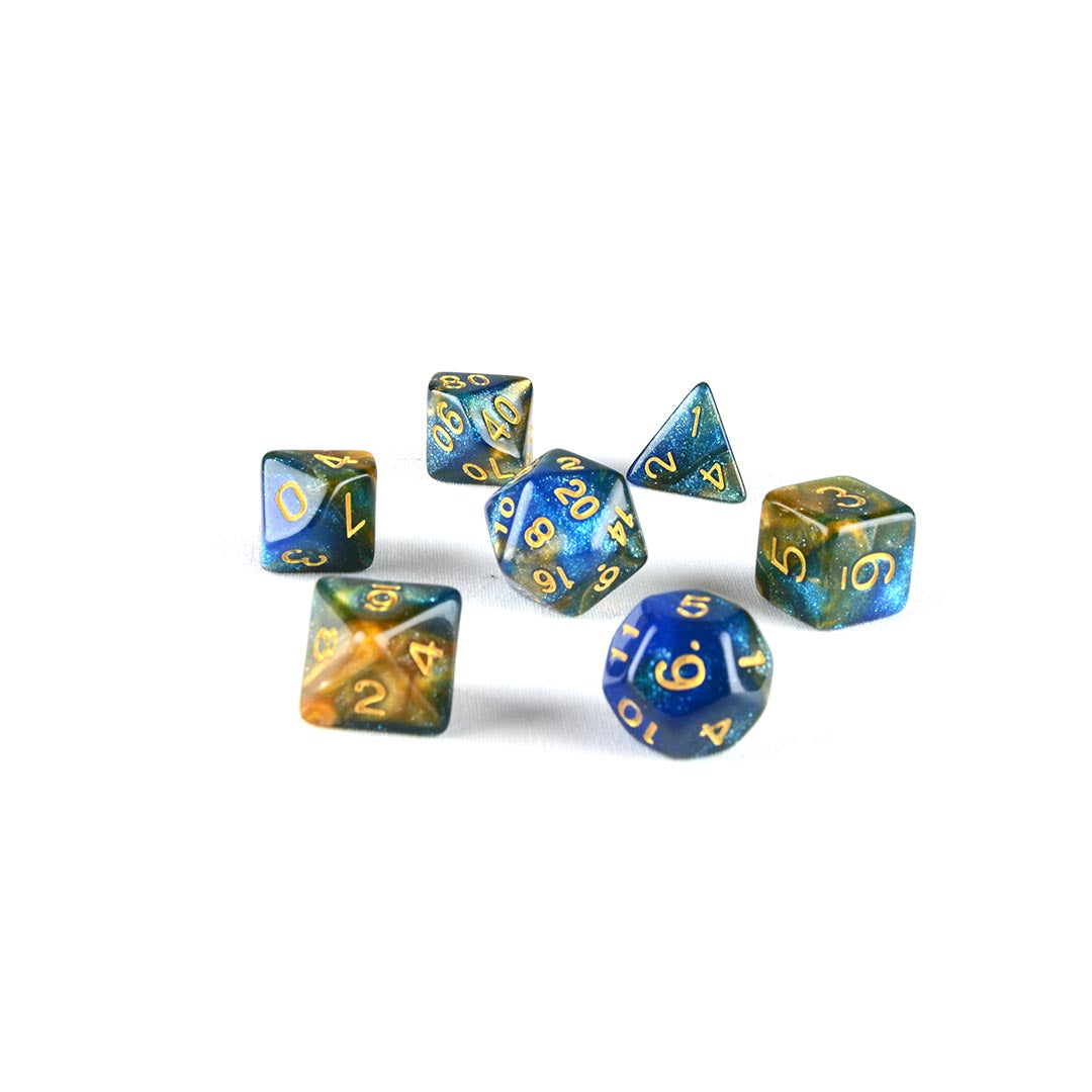 Helix Nebula DnD Dice Set