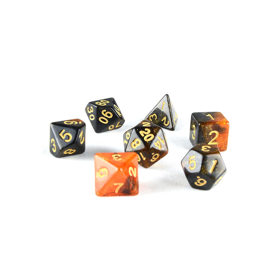 Hourglass Nebula dnd dice set