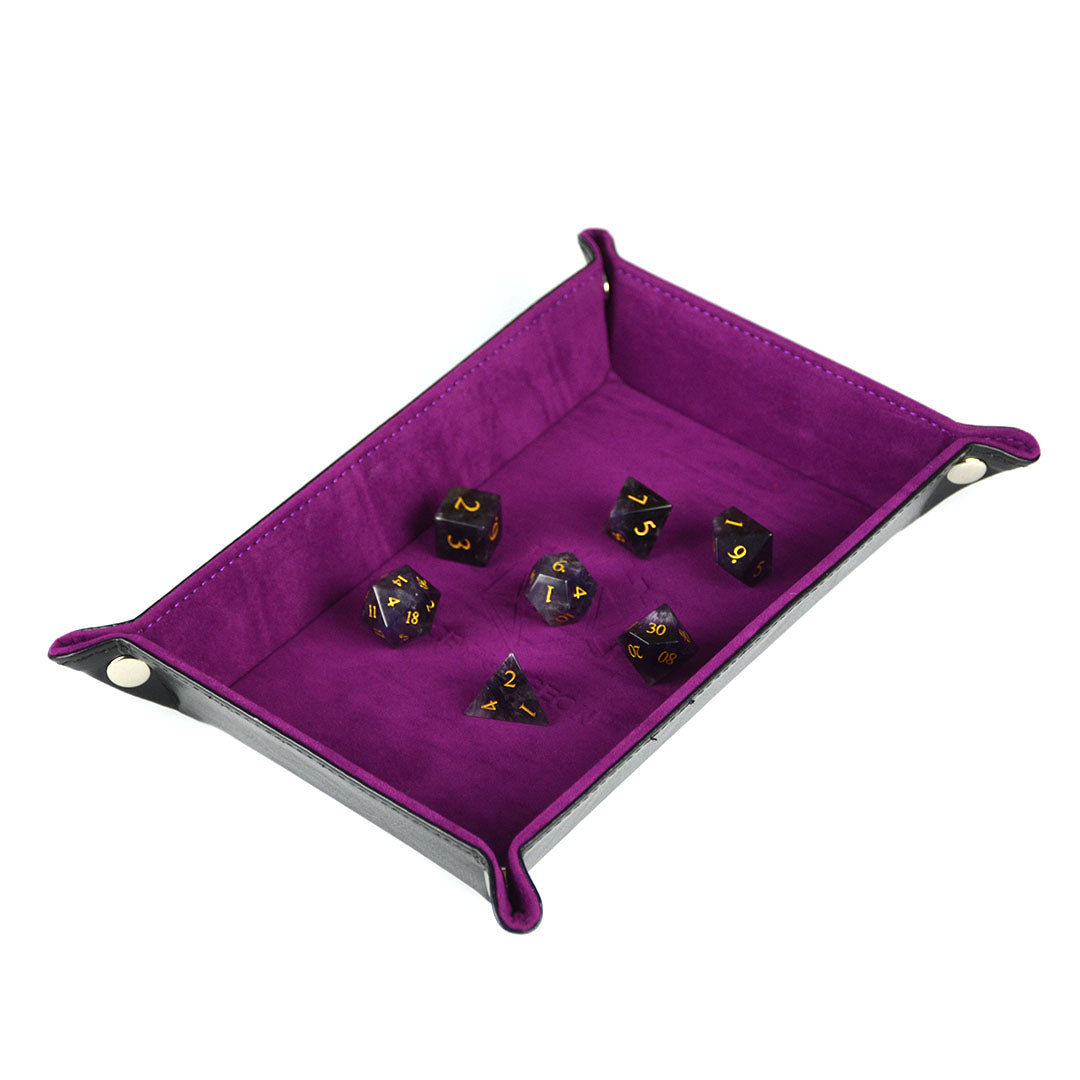 pink dnd dice tray