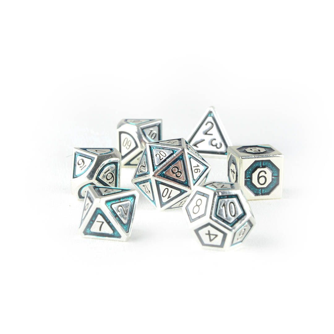 trida the blue dnd dice set