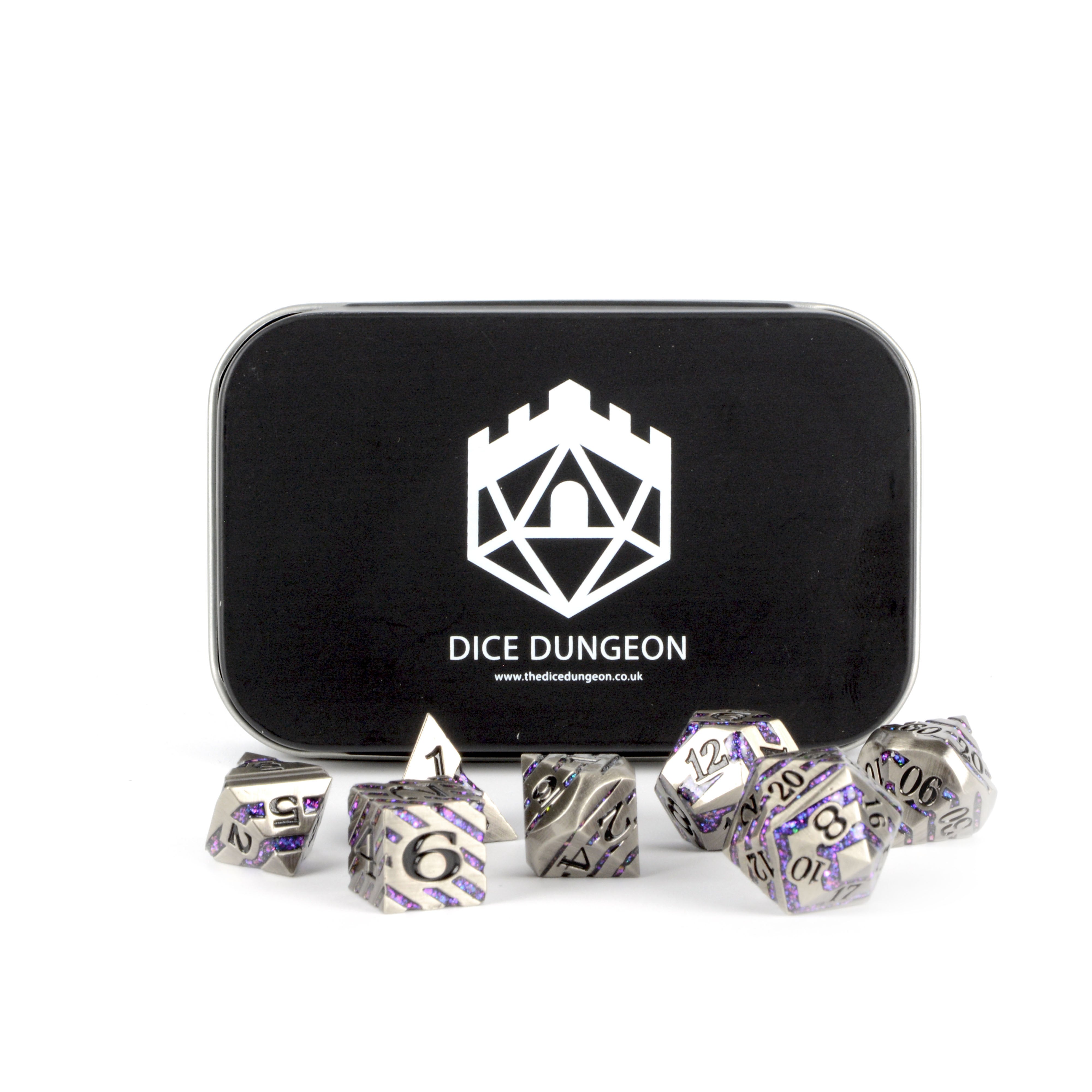 Legendary Ore Arkenstone dnd dice with tin