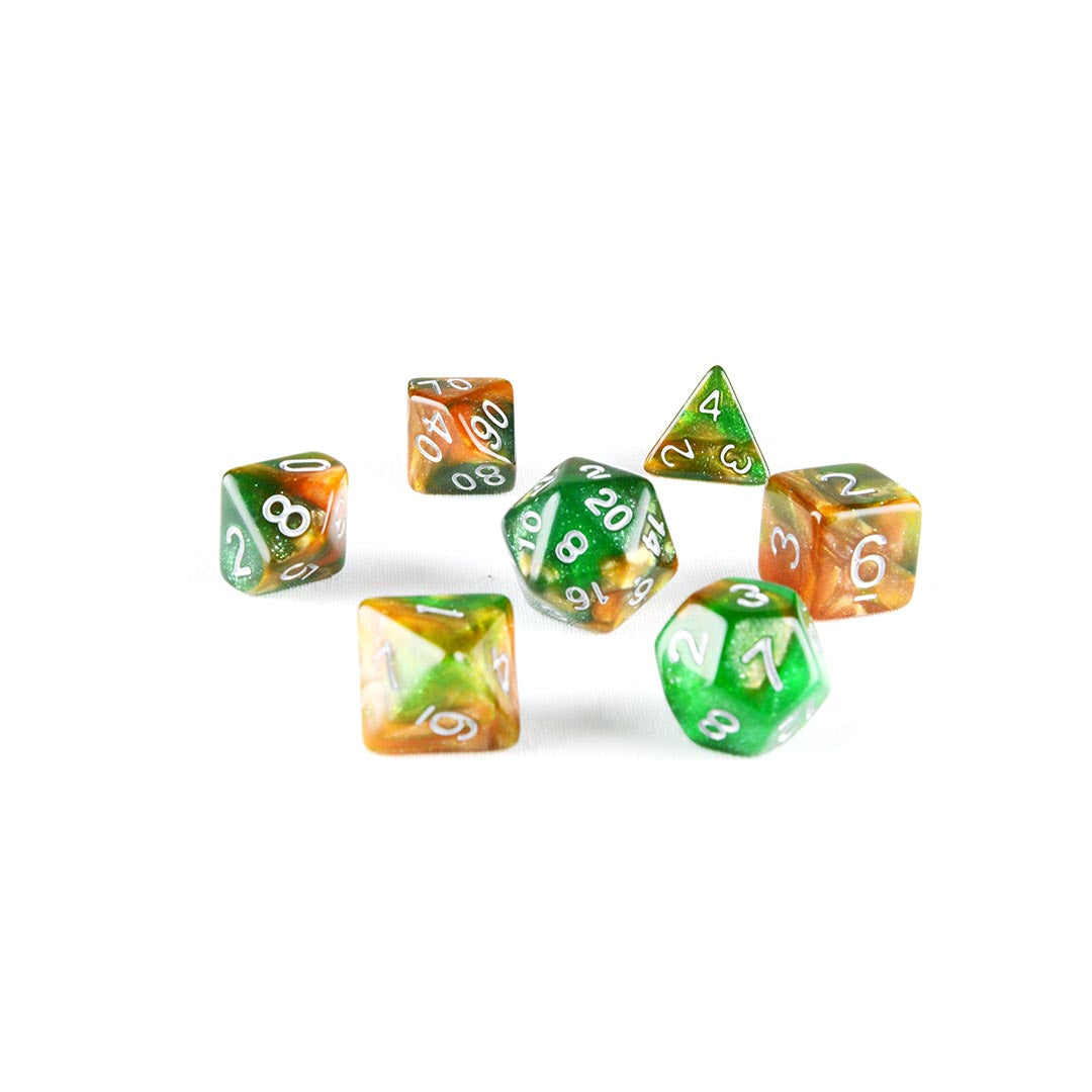 Wreath Nebula dnd dice set