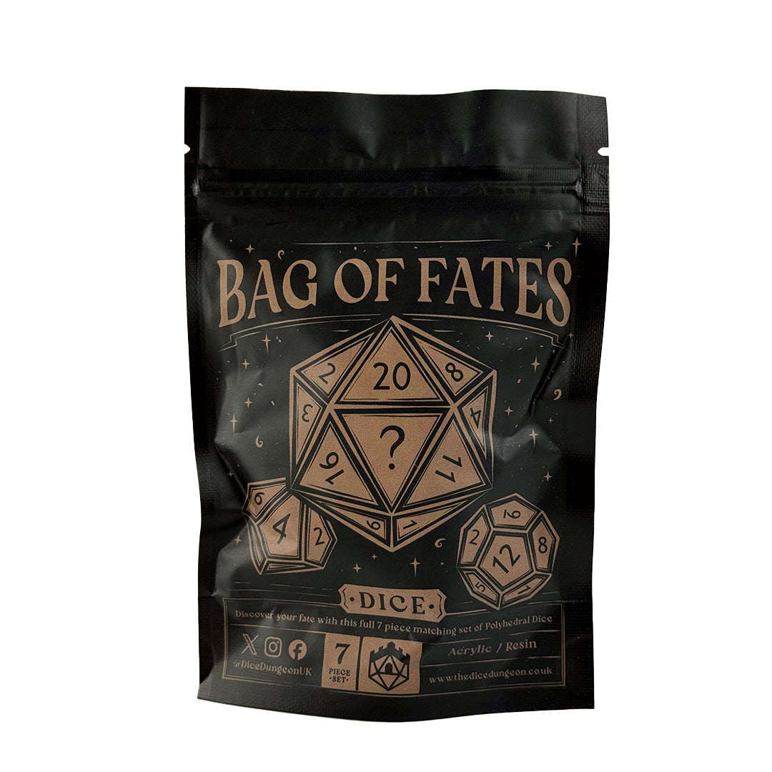 Bag Of Fates Mystery Acrylic/Resin Dice Set
