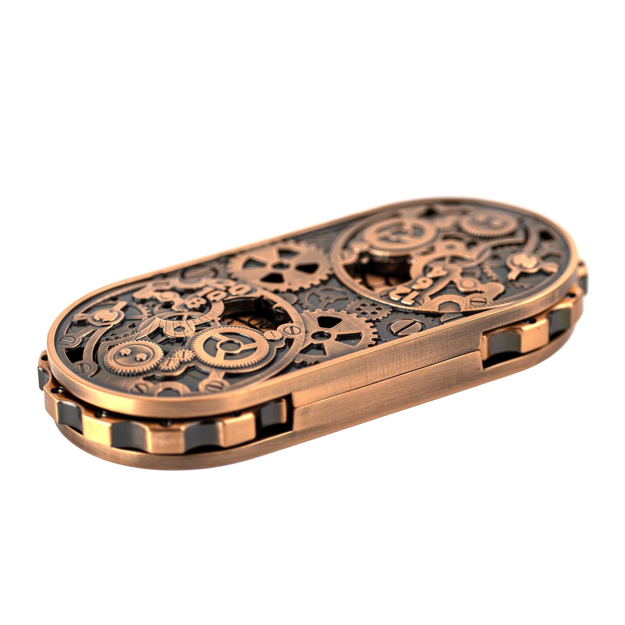 Tinkerer's Twin Spinner fidget spinner dnd dice set bronze