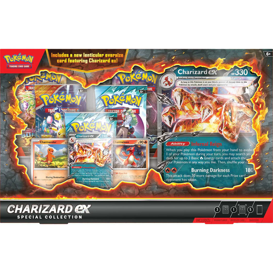 Pokemon Charizard ex special collection front view