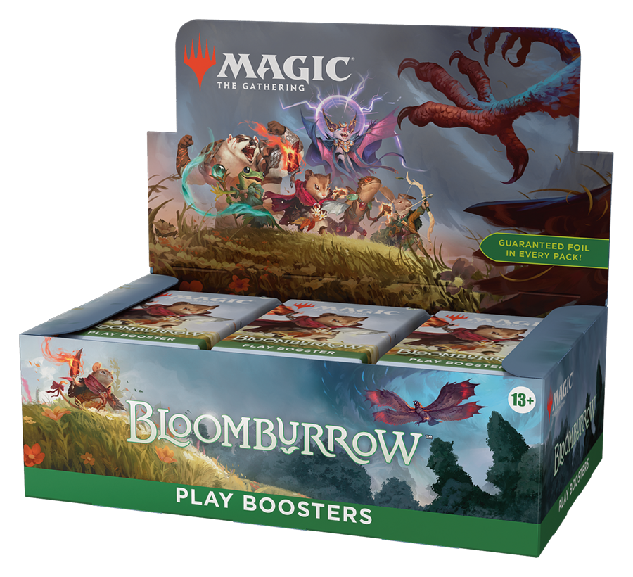 Magic The Gathering: - Bloomburrow Booster Box right side view