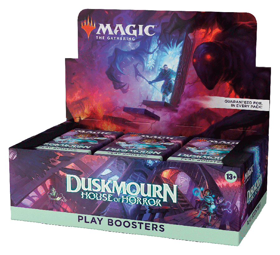 Magic The Gathering: Duskmourn House of Horrors Play Booster Box right side view