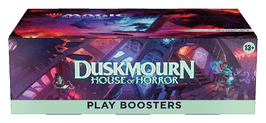 Magic The Gathering: Duskmourn House of Horrors Play Booster Box closed view