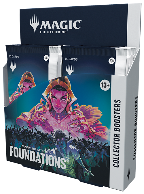 Magic: The Gathering - Foundations Collector Booster Box right side view