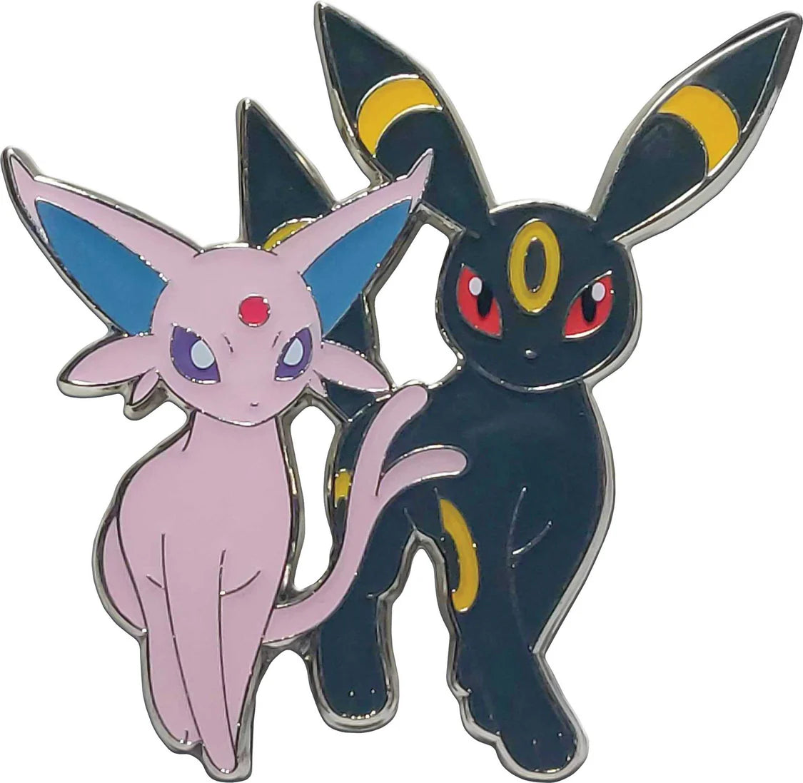 Espeon and Umbreon enamel pins