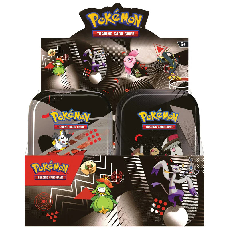 Pokemon: Black & White Unova MIni Tins display