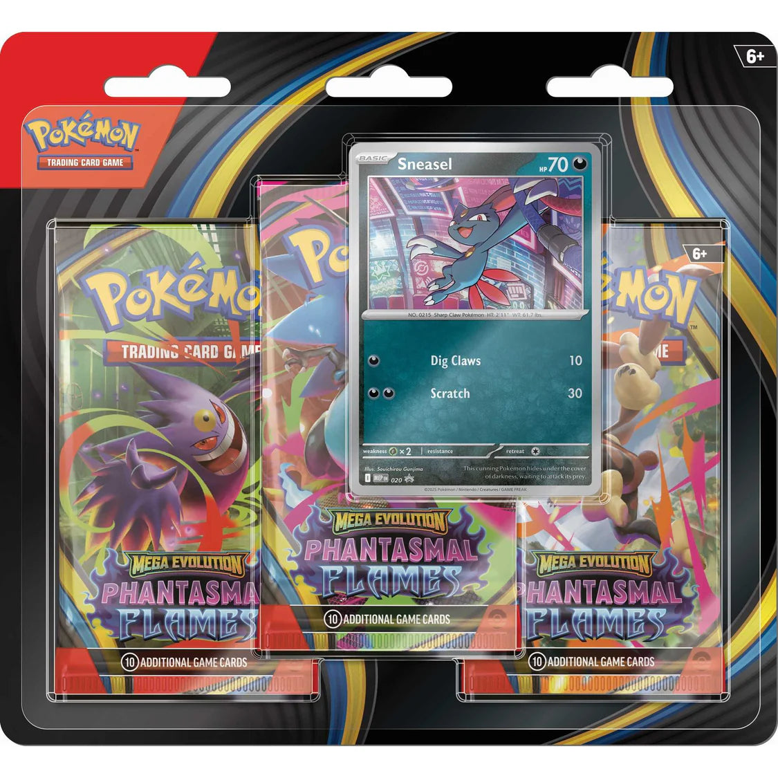 Phantasmal Flates 3 Pack Blister Sneasel