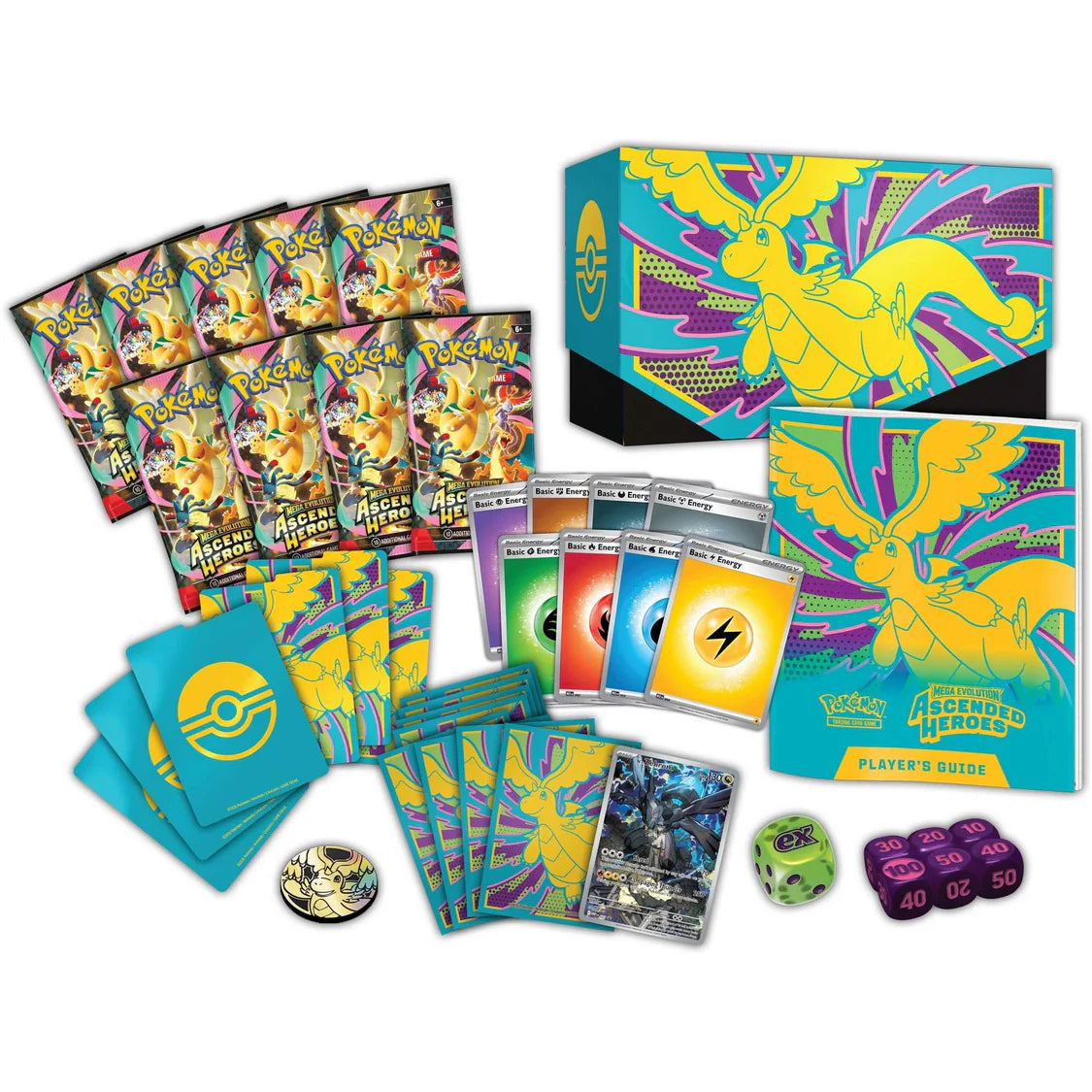 Ascended Heroes Elite Trainer Box inside contents