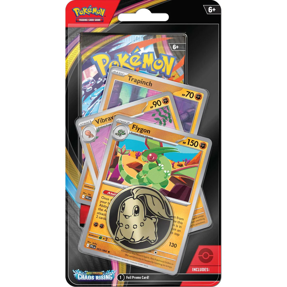 Pokemon Chaos Rising Checklane Blister Pack Flygon Artwork