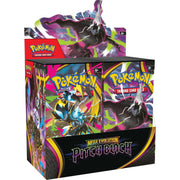 Pokémon trading card game packaging with colorful design and 'Mega Evolution Pitch Black' text.