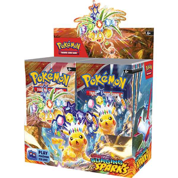 Surging Sparks Booster Box right view