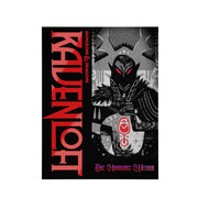 Book cover of Dungeons and Dragons (DND) 'Ravenloft' with a dark-themed illustration and red text on a black background
