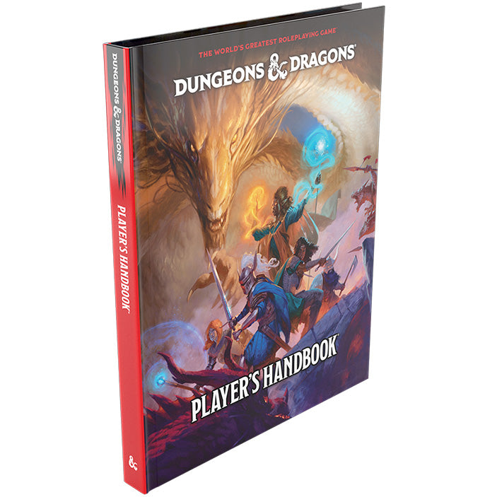 Players Handbook D&D 2024 side view