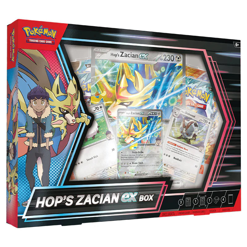 Hop's Zacian ex Box side view 1