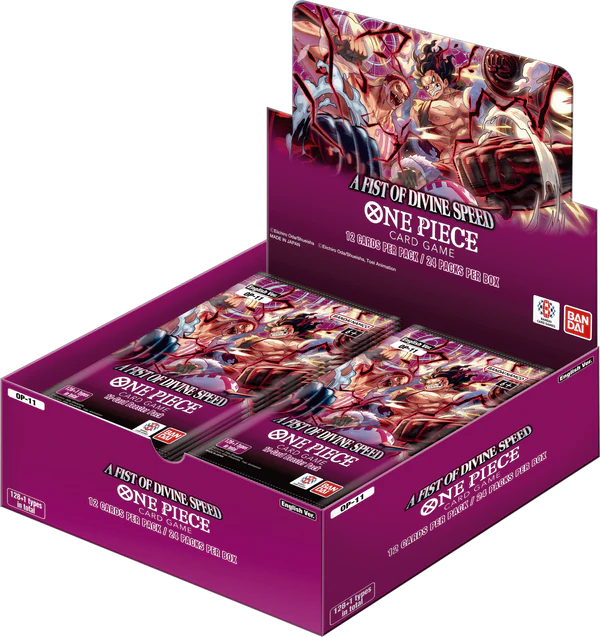 One Piece Card Game OP11 Booster Box A Fist Of Divine Speed