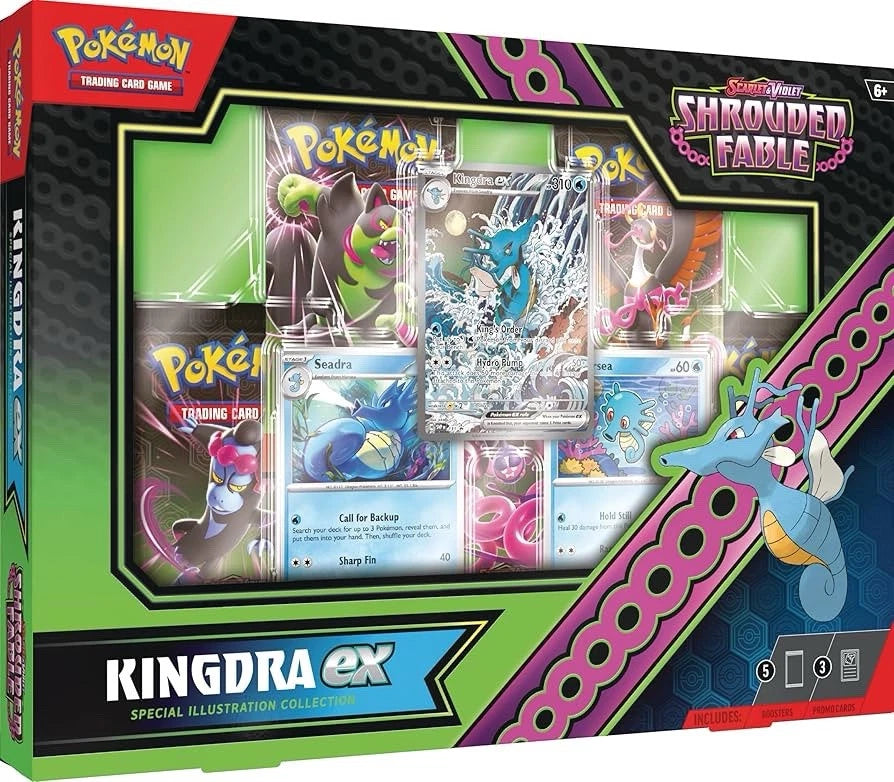 Pokemon TCG: Scarlet & Violet - Shrouded Fable Kingdra ex Special Illustration Collection