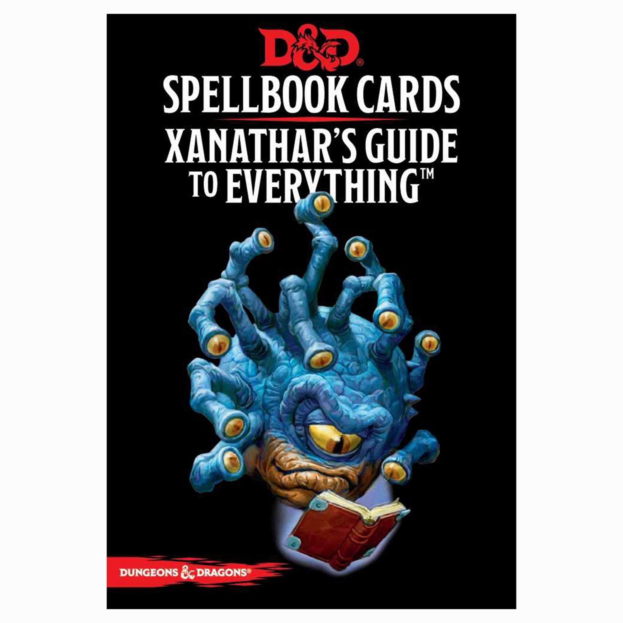 dnd xanathar's guide to everything spellbook card